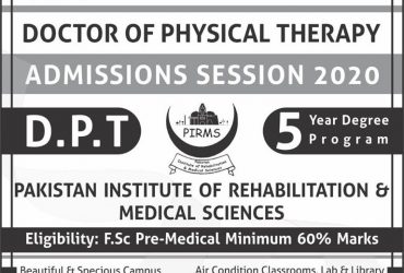 Pakistan institute of Rehabilitation & medical sciences Karachi
