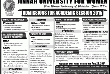 Jinnah University for Women, Karachi.