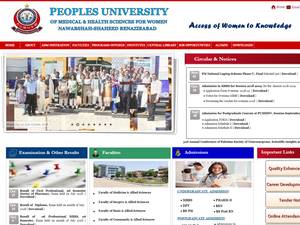 Peoples University Of Medical And Health Sciences For Women