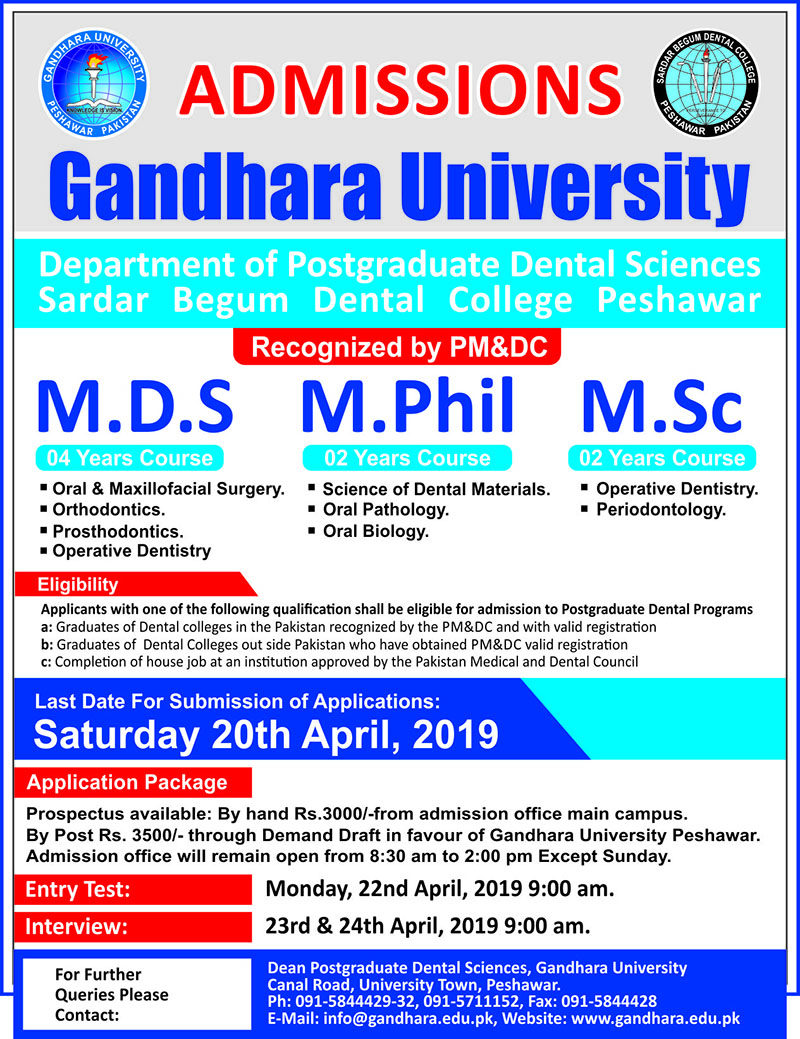 Gandhara university peshawar