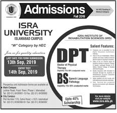 Isra University Karachi (DPT)