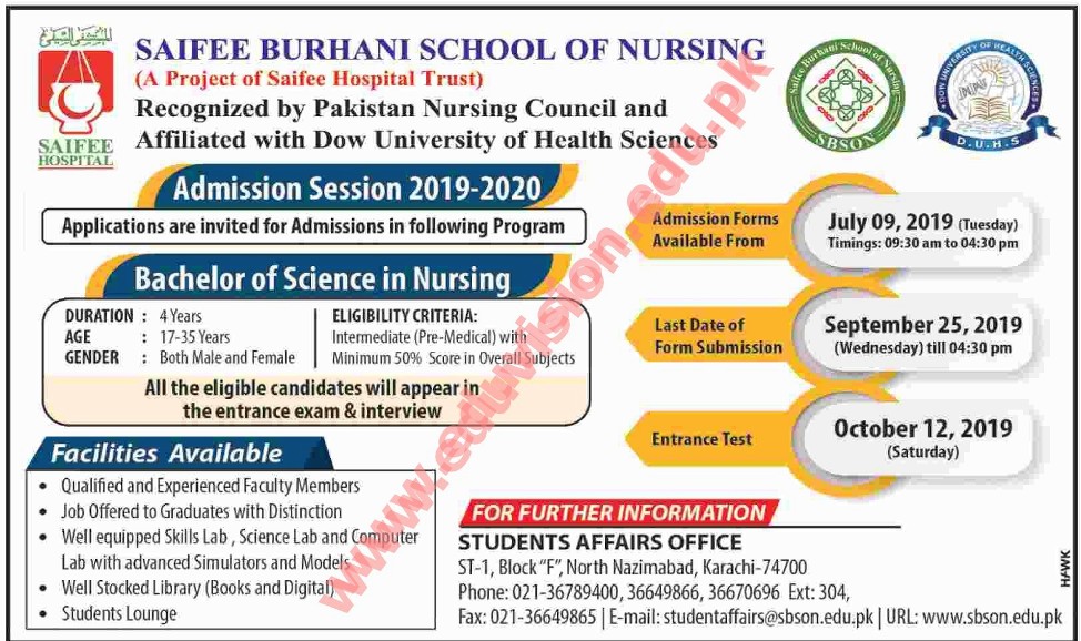 Saifee Burhani School Of Nursing