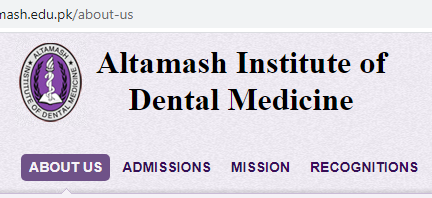 Altamash Institute of Dental Medicine, karachi